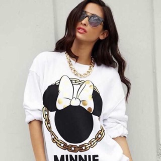 Áo nỉ Mickey trắng