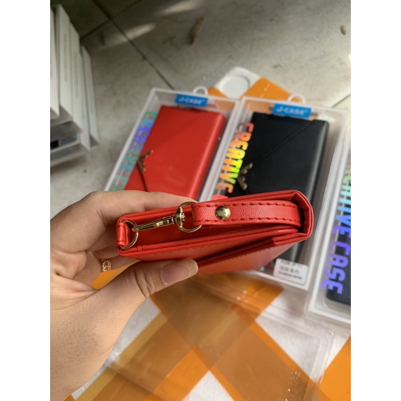 Bao da thời trang dạng ví cầm tay cho iphone 11 (6.1&quot;)