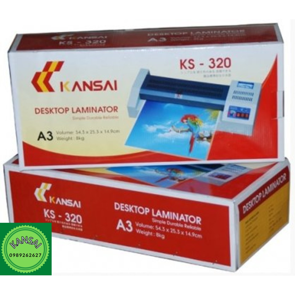 Máy ép plastic KS320 khổ A3 (lô đỏ) - KS-70