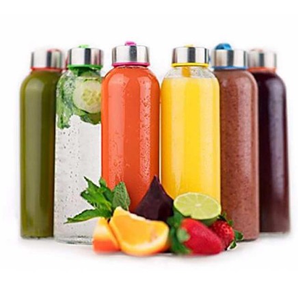 BÌNH ĐỰNG NƯỚC LÕI THỦY TINH BỌC NHỰA 6OUP 500ML, AN TOÀN, CHỐNG VA ĐẬP, CHỐNG VỠ | BigBuy360 - bigbuy360.vn