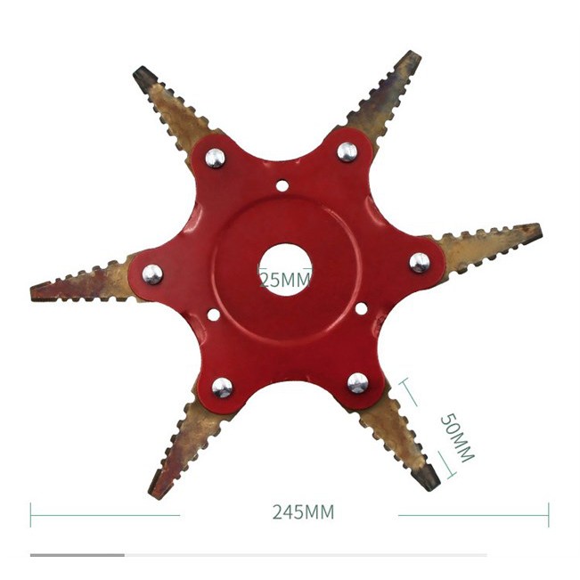 Lưỡi cắt cỏ 6 lá có răng