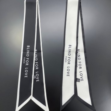 Dây ruy băng in chữ làm băng đô/ dây buộc tóc thời trang cho nữ