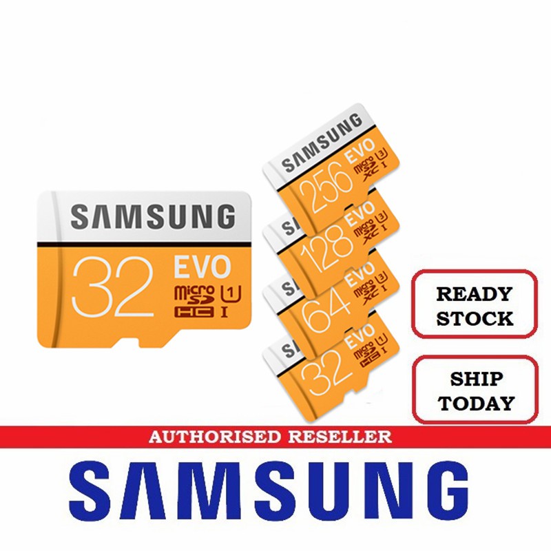 Thẻ nhớ Micro SD EVO + Plus 256gb 64GB 32GB