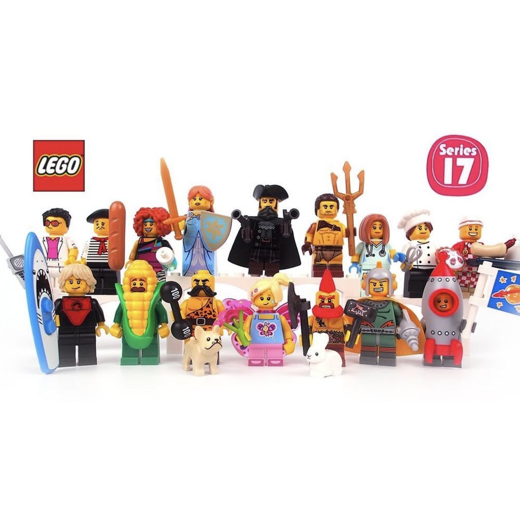 [New Seal] Lego HaHa - Lego Minifigures - Bộ sưu tập nhân vật Series 17 - 71018