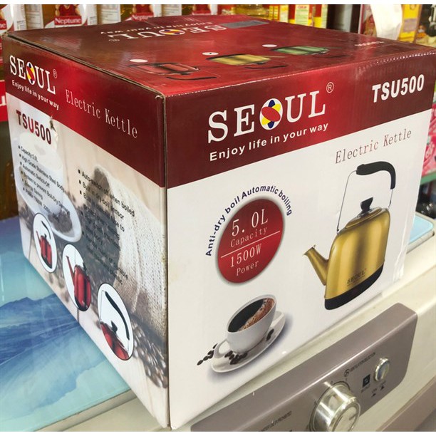 Ấm đun nước điện 5 lít Seoul TSU500