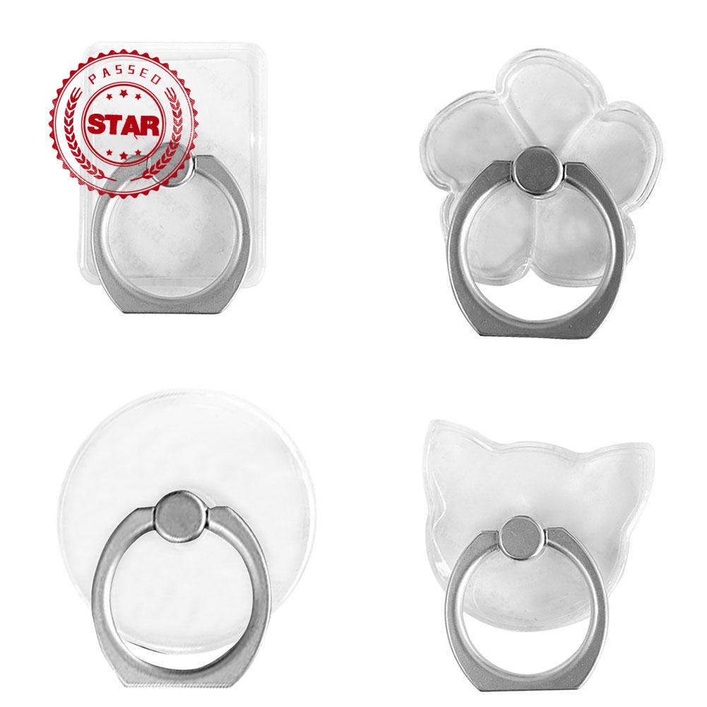 Nhẫn Móc Ngón Tay Giữ Điện Thoại Trong Suốt Xoay 360 Độ K2N1