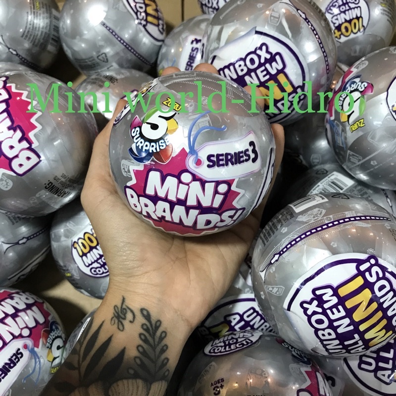 Đồ chơi toy mini brands trứng bất ngờ chính hãng series 2. Đồ chơi, thức ăn thực phẩm siêu thị thu nhỏ phụ kiện búp bê.