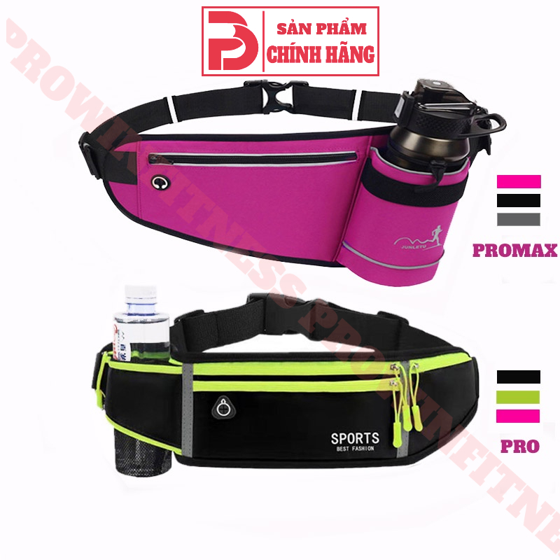 Túi đeo bụng chạy bộ Prowin Fitness đựng nước đựng điện thoại chống nước phản quang