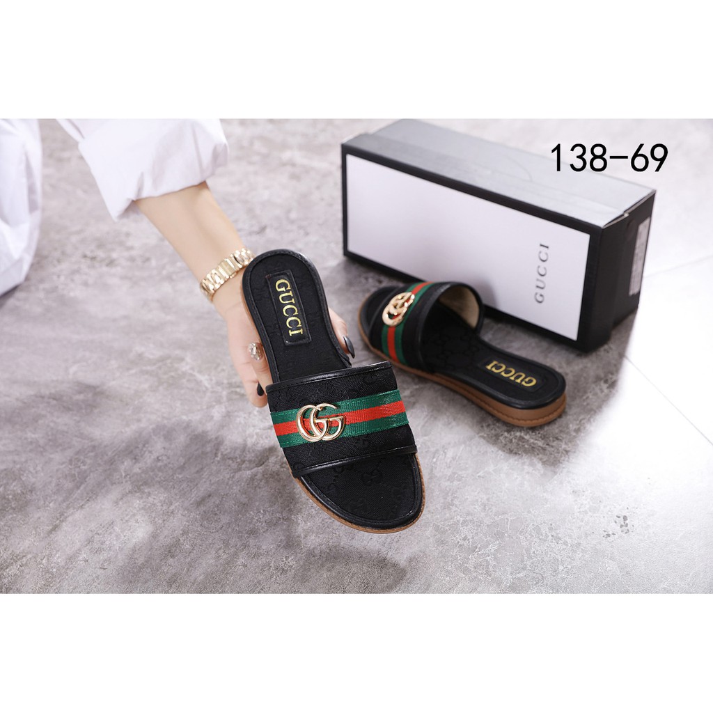 Giày Sandal Gucci Đế Bằng 138-69 X