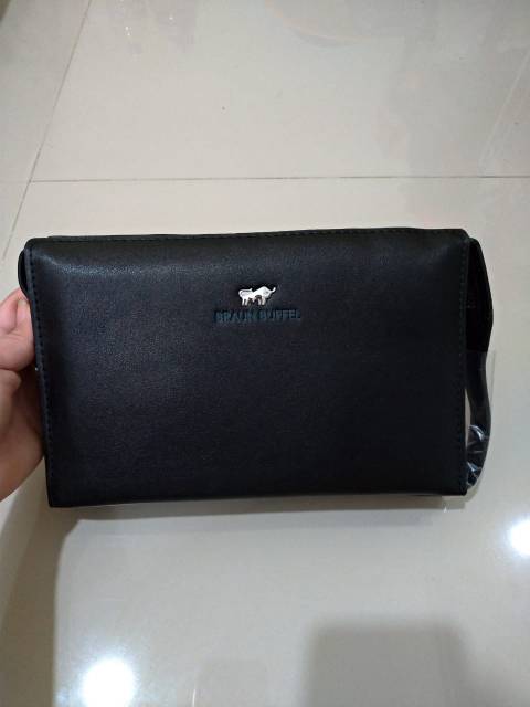 Braun Buffel Ví Da Cầm Tay Thời Trang Cao Cấp