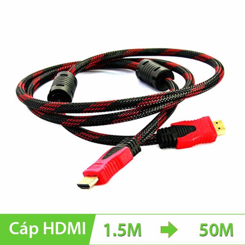 Dây hdmi tròn 1,5m bọc lưới -dc242