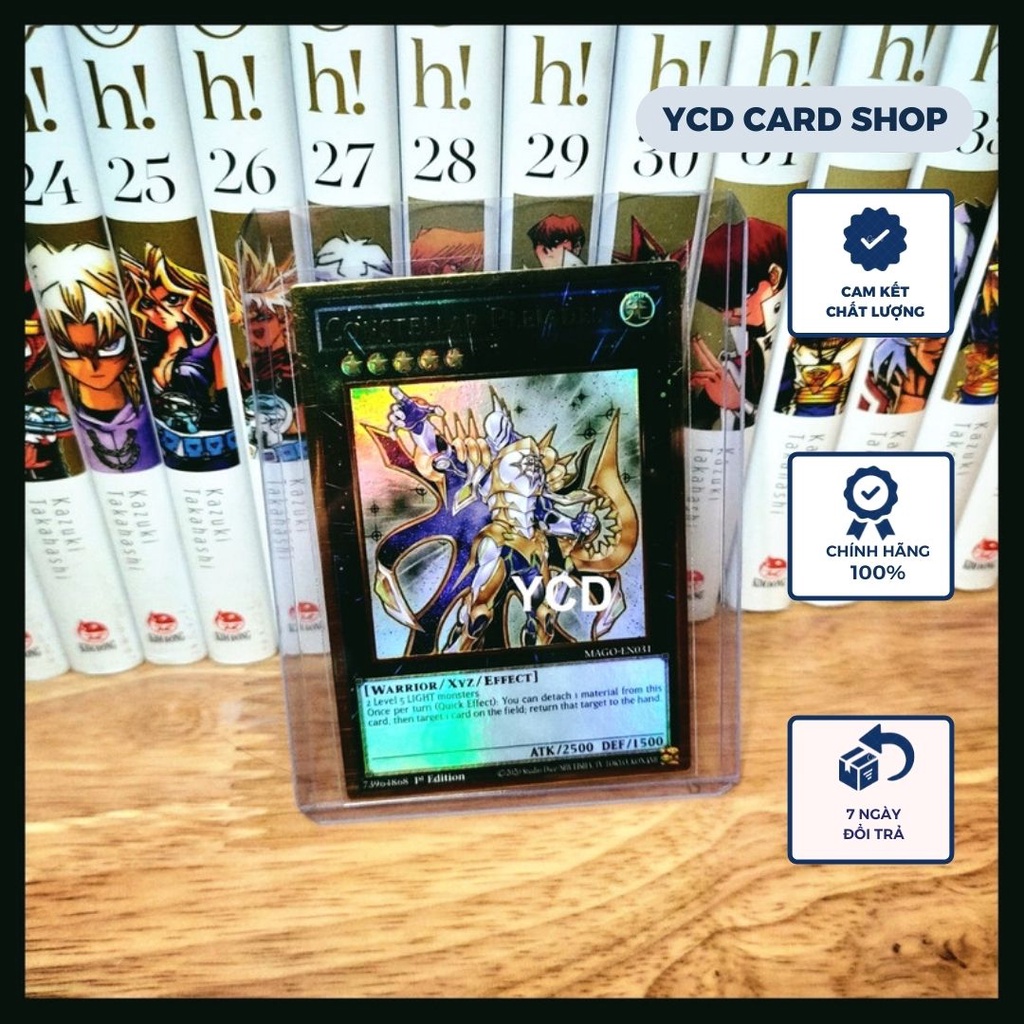 Thẻ bài yugioh chính hãng Constellar Pleiades– Premium Gold Rare