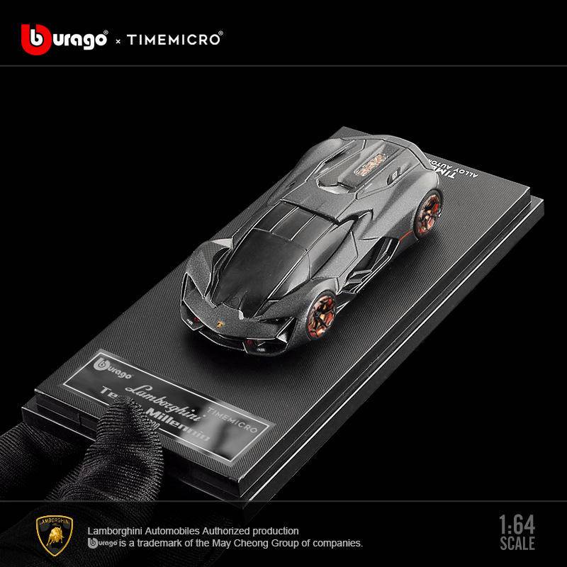 TimeMicro 1:64 Bburago Lamborghini Three Thousand Years Terzo Millennio Bộ sưu tập đồ chơi quà tặng mô hình ô tô đúc chết