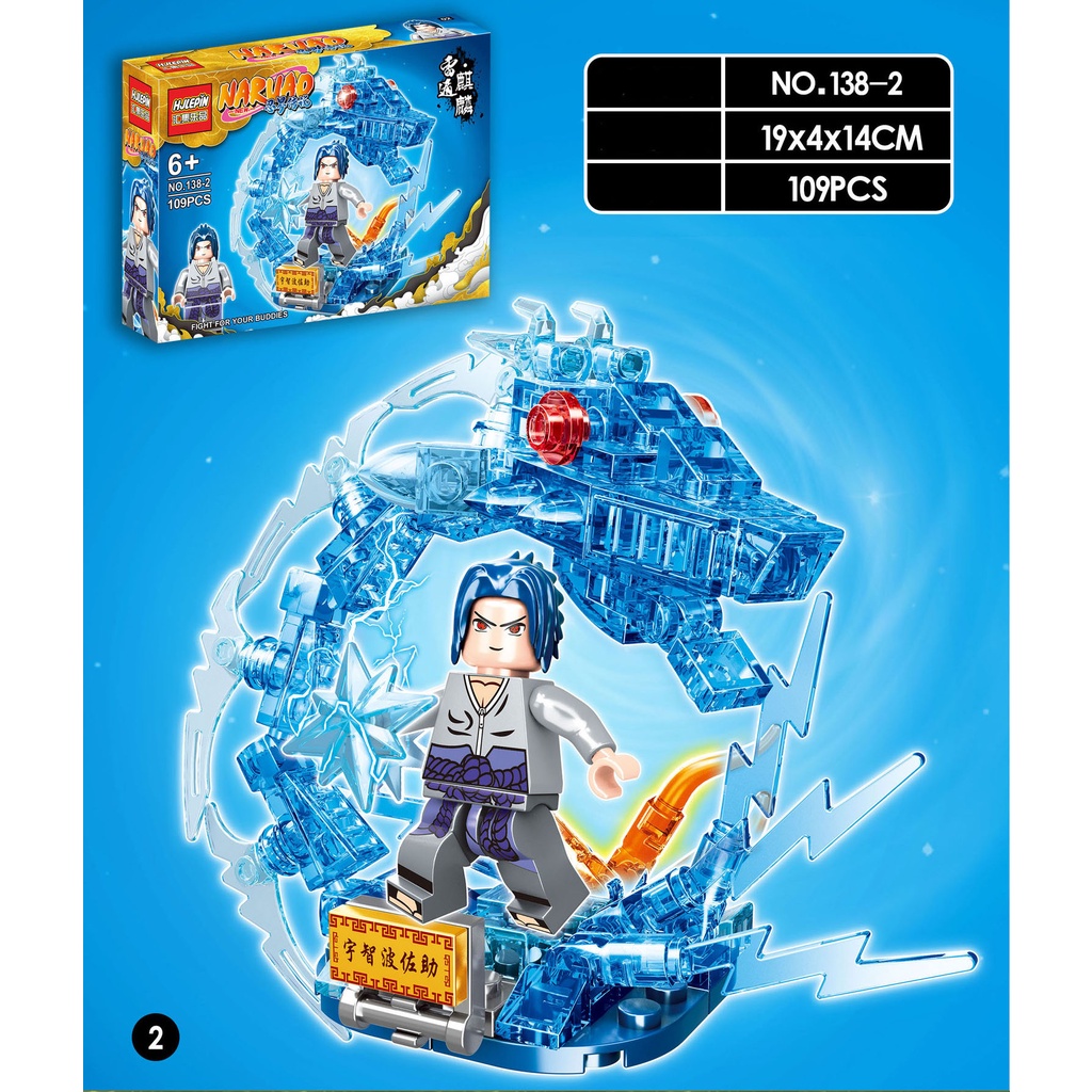 Đồ chơi Lắp Ráp Lego Nhân Vật SUSANOO Naruto Legend Minifigures Nine-tailed Chakra Sasuke Kakashi Itachi Susano HJ138