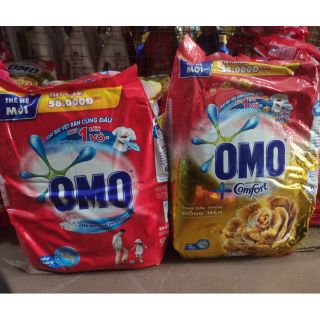 Bột giặt Omo 4,3kg và 3,9kg( comfort) mẫu mới