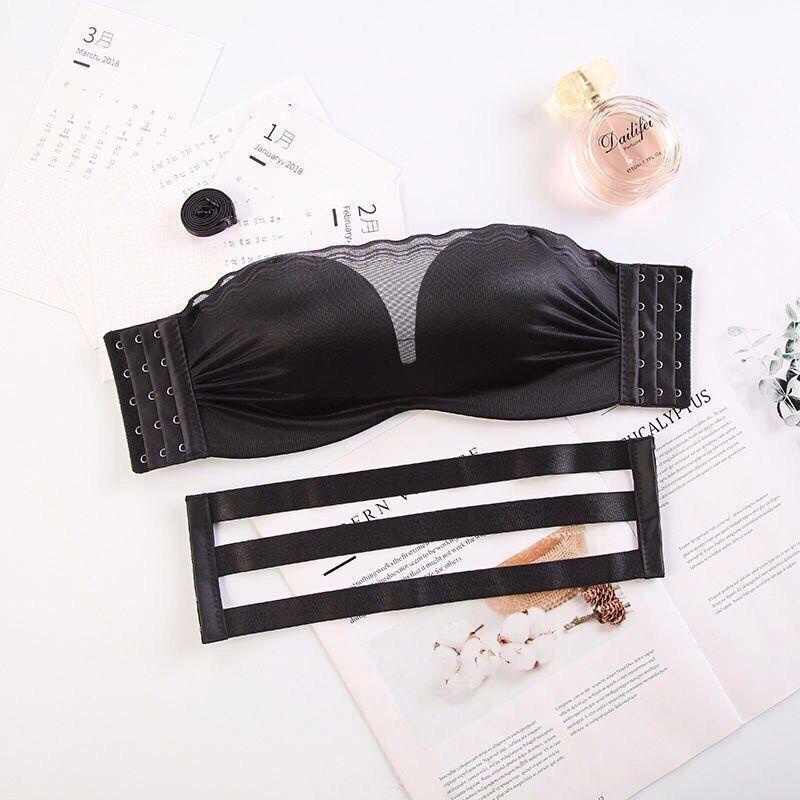 Áo ngực không gọng phối ren lưng thời trang cho nữ