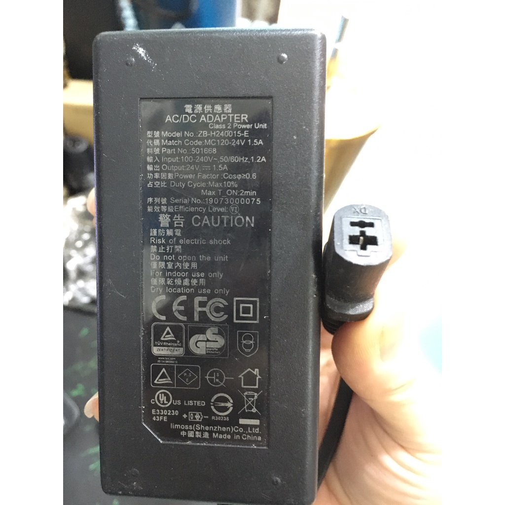 QUA SỬ DỤNGNguồn Adapter 24v 1.5A Cho Limoss Xe Máy Thiết Bị Truyền Động MD140-02-L1-157-307 450312 451271 4504
