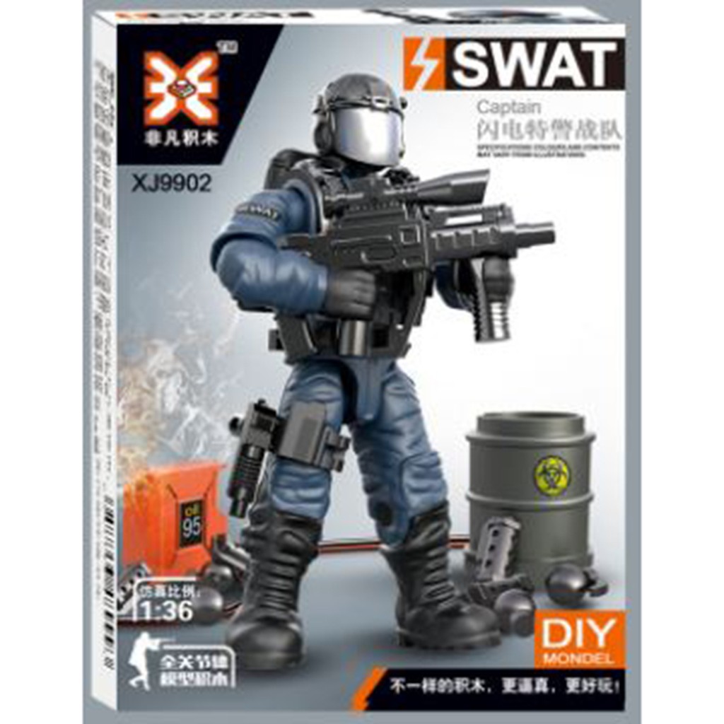 Bộ xếp hình lực lượng SWAT