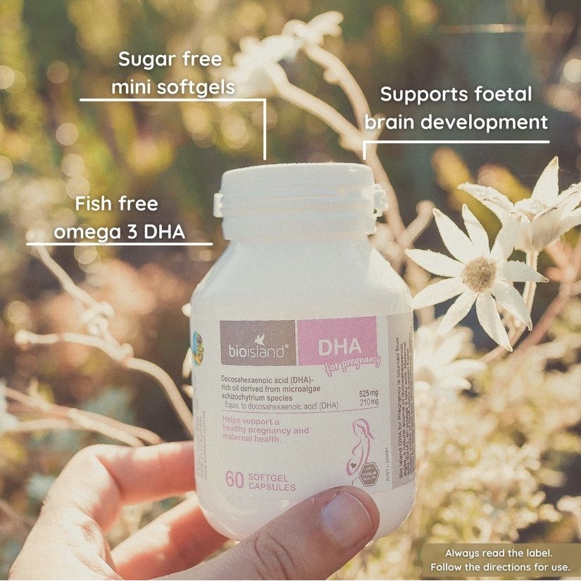 DHA Bioisland Úc 60 viên cho bà bầu và mẹ sau sinh cho con bú