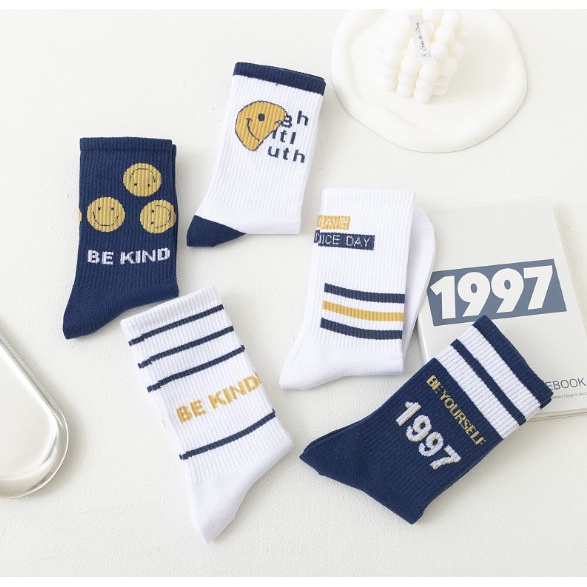 Vớ Tất cao cổ Nam Nữ số 1997 phong cách trẻ trung, thể thao, năng động