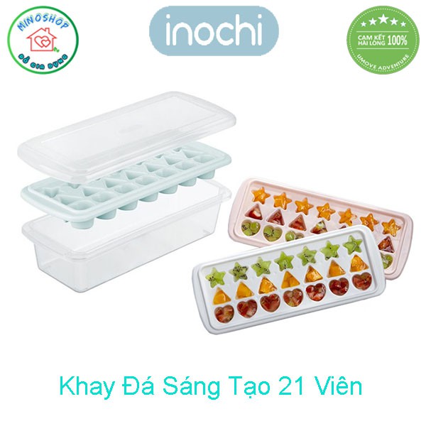 Khay Làm Đá Sáng Tạo 21 Viên, Khay Đá Cao Cấp Inochi