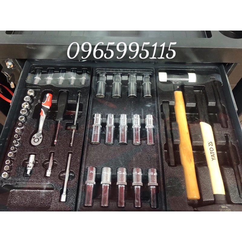 Tủ đựng đồ nghề sửa chữa YATO 6 ngăn 177 chi tiết YT-55300