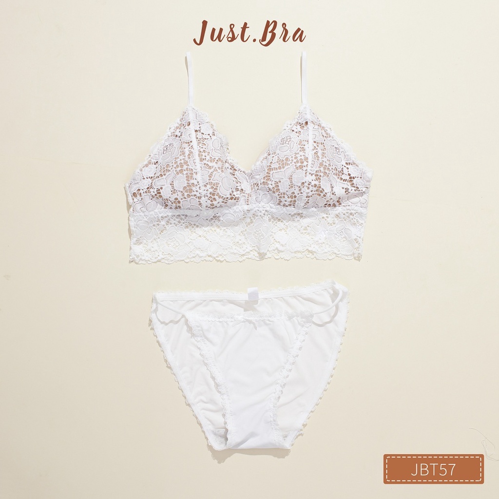Bộ đồ lót Just Bra chất liệu cao rất thiết kế cách điệu gợi cảm JBT57