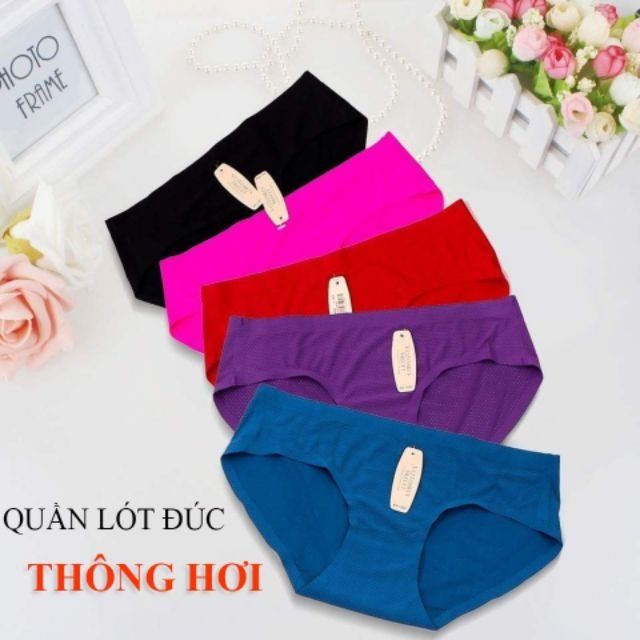 Sỉ 10 quần lót đúc thông hơi vic không đường may đủ size