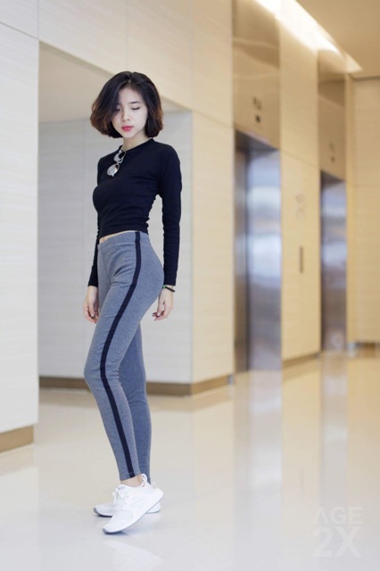 Quần legging 1 sọc AGE2X | BigBuy360 - bigbuy360.vn