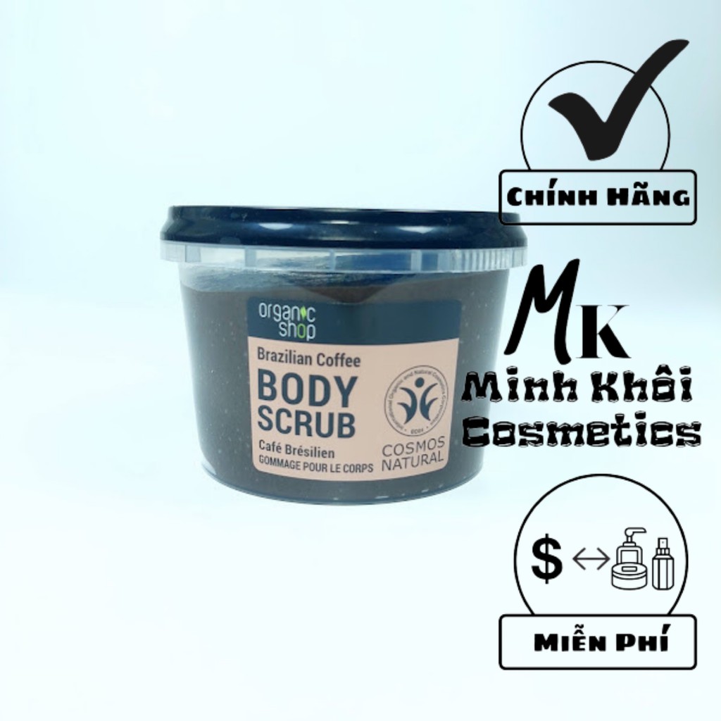 Tẩy Tế Bào Chết Toàn Thân Organic Shop Organic Coffee &amp; Sugar Body Scrub 250ml