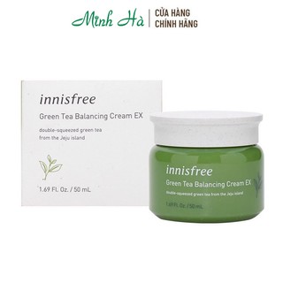 Kem dưỡng trà xanh Innisfree Green Tea Balancing Cream EX 50ml dành cho da nhờn mụn