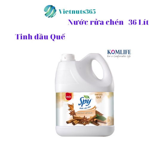 Nước rửa chén SPY - 4 mùi hương can 3600ml