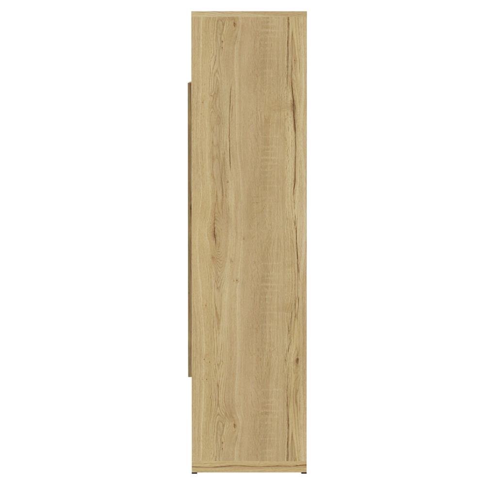 HomeBase FURDINI Kệ gỗ ép có 2 tông màu POSH Thái Lan W90xH120xD30cm màu đá cẩm thạch đen/vân gỗ