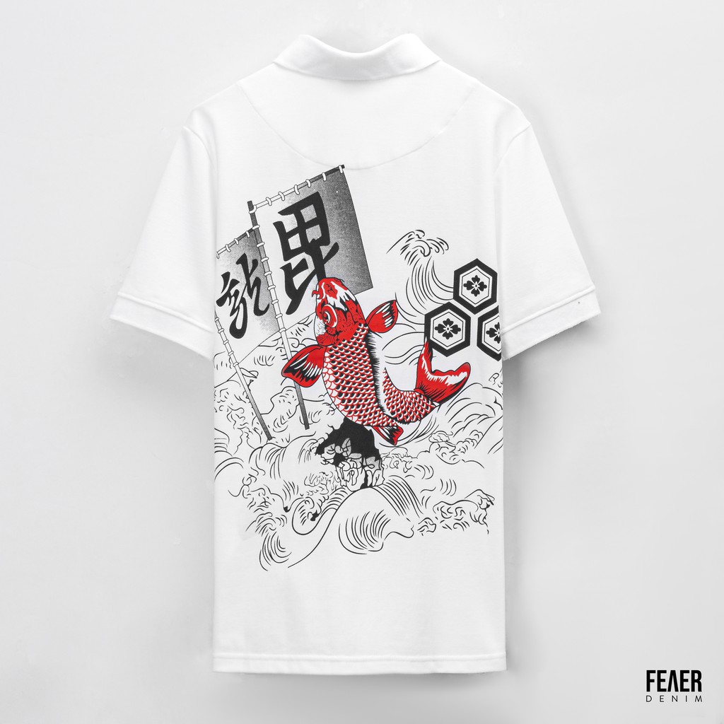 Áo polo nam FEAER DENIM chất thoáng khí thấm hút vải cotton KOI SEA | BigBuy360 - bigbuy360.vn