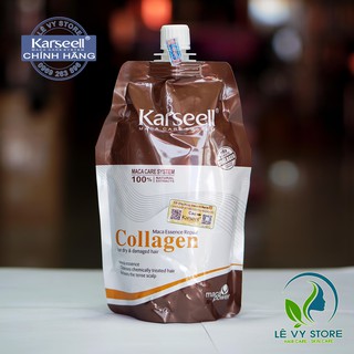 Hấp Tóc Phục Hồi Siêu Mềm Mượt Karseell maca Collagen 500ml