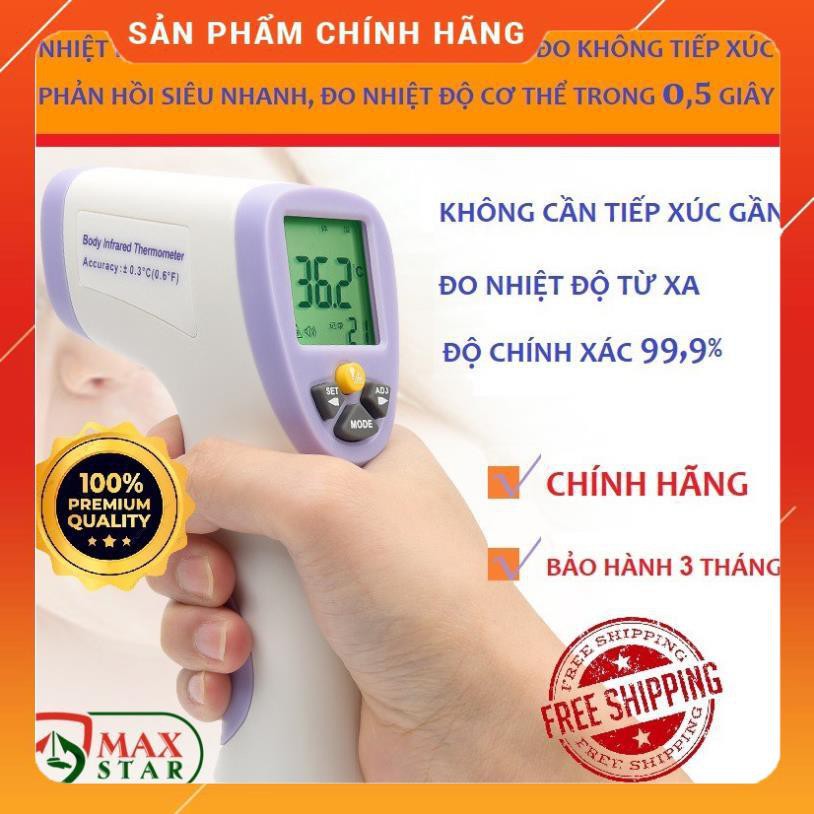 [BẢO HÀNH 12 THÁNG] Nhiệt kế hồng ngoại điện tử cảm ứng đo trán đo thân nhiệt cao cấp