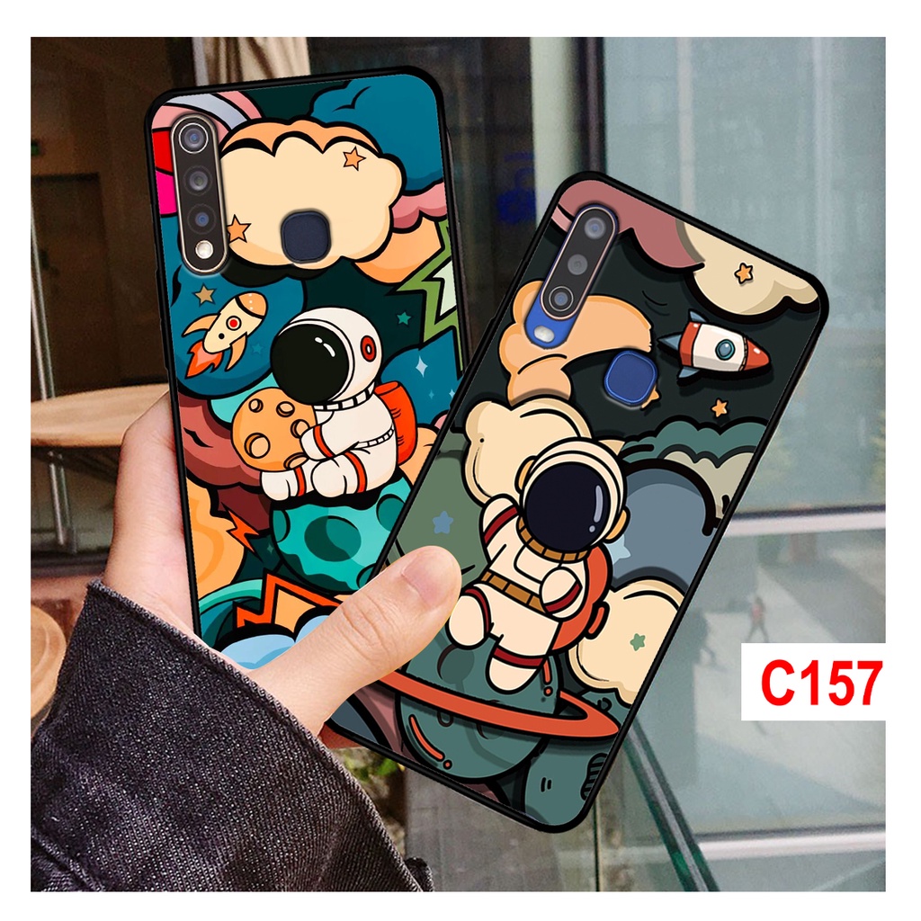 Ốp lưng Vivo U10 - Y12 - Y15 - Y17 - Y19 in hình phi hành gia, vũ trụ ngân hà. ốp vivo rẻ bền đẹp
