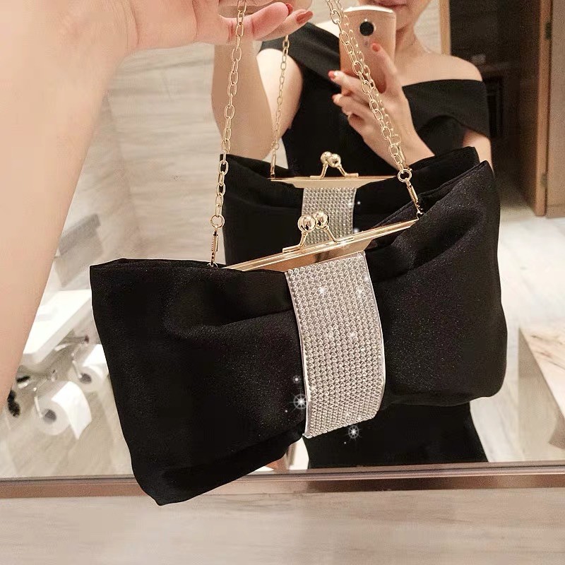 (có săn) Clutch ví đính đá sang chảnh