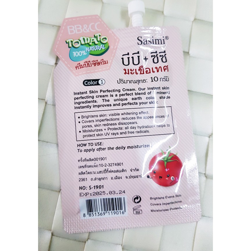 COMBO 2 TÚI BB CREAM TOMATO BB & CC CHỐNG NẮNG SPF 35 | BigBuy360 - bigbuy360.vn