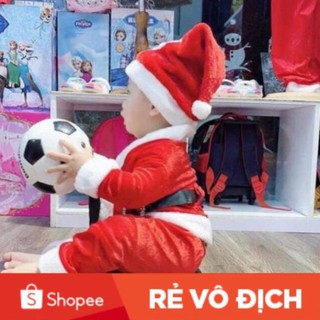 Bộ quần áo noel bằng nhung