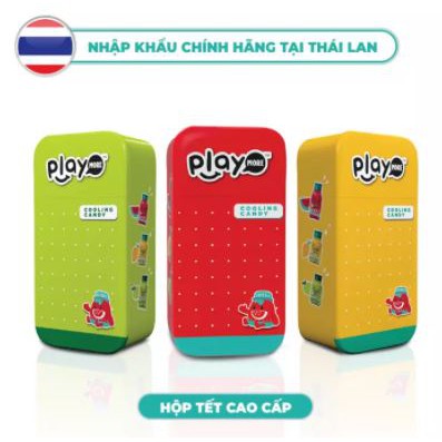 Hộp kẹo the Playmore 110g 3 màu Vàng, Xanh, Đỏ