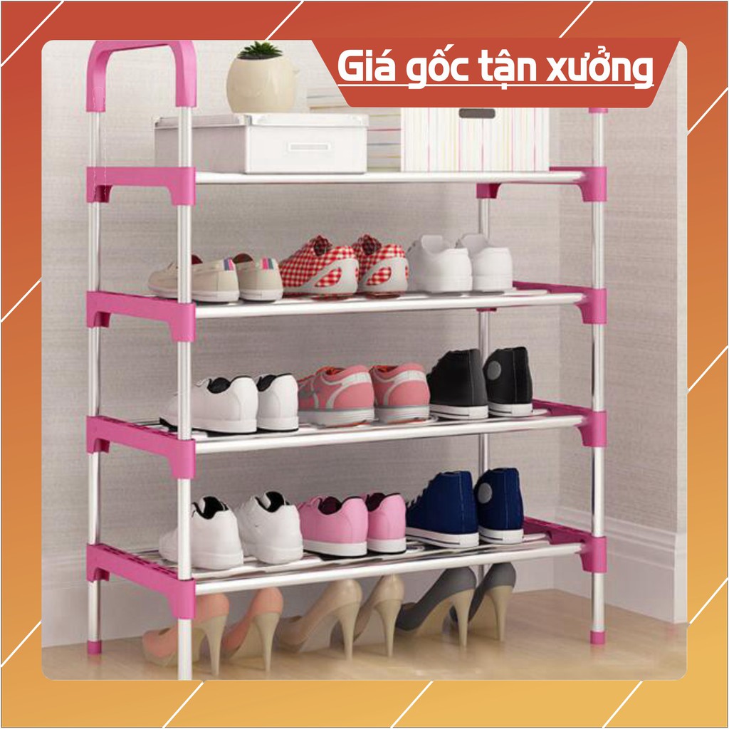 [ sale mùa hè] Giá kệ để giày dép inox 5 tầng 6 tầng phong cách Hàn Quốc cao cấp .