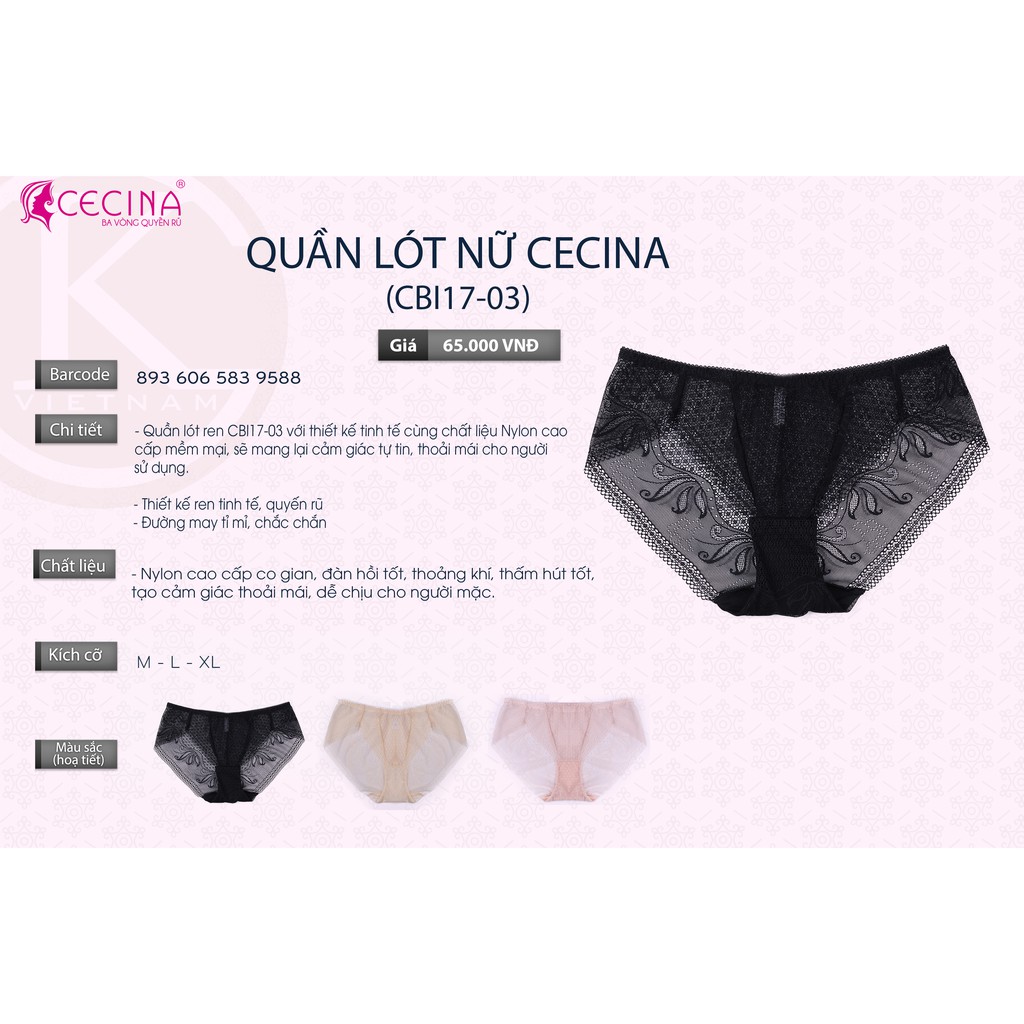 QUẦN LÓT CECINA