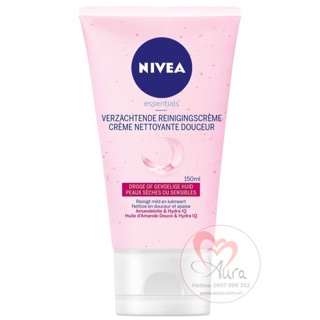 GEL RỬA MẶT NIVEA CHO DA KHÔ VÀ DA NHẠY CẢM