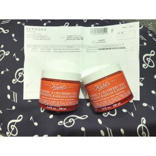 [Fullsize 100ML kèm bill Sephora] Mặt Nạ Nghệ Kiehl's Tumeric& Cranberry Seed Energizing Randiance Masque