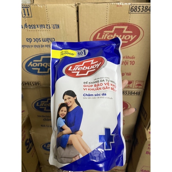 Sữa tắm Lifebuoy túi 800g mẫu mới