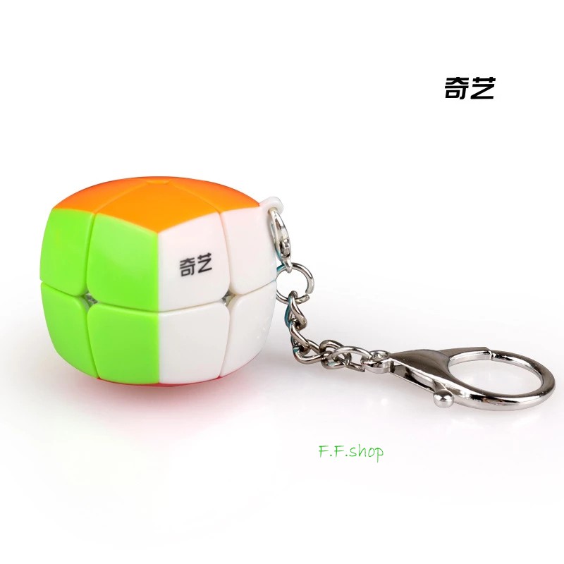 QiYi Mini 2x2 Magic Keychain Móc Khóa Hình Khối Rubik 2x2 2x2x2 Dễ Thương