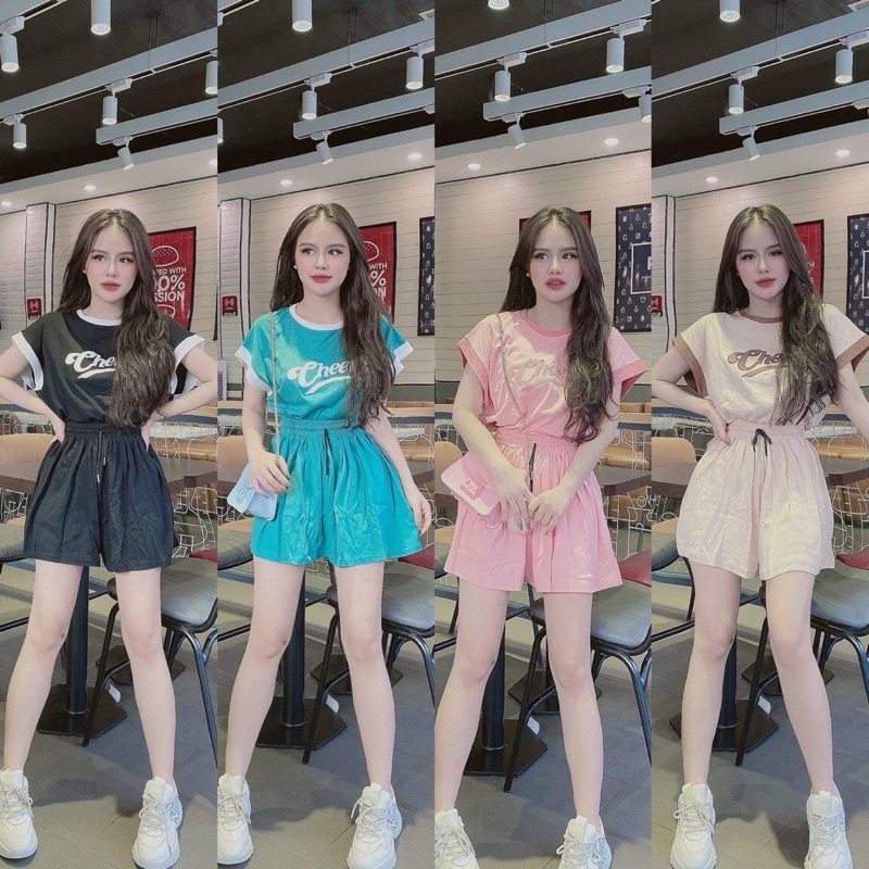 [Giá rẻ] Set Đồ Bộ Cotton Freesize Giá Rẻ, Set Áo Cộc Quần Đùi