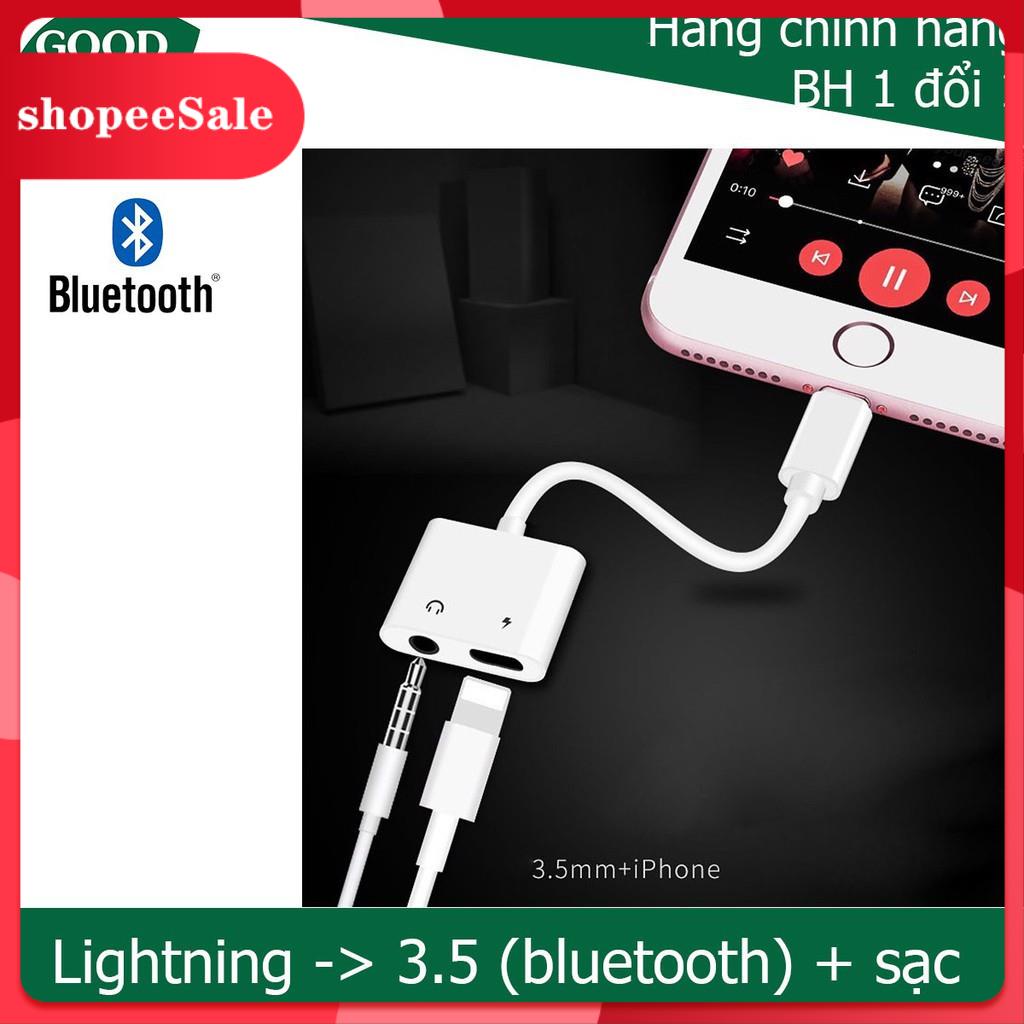 (Hàng Mới Về) Rắc chuyển đổi tai nghe ip 7,8,8plus,X,XSMAX,11,11PROMAX MH030 (sử dụng bluetooth ) {Bán Phá Giá}
