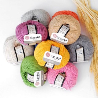 Len yarn art jeans - bảng màu 1
